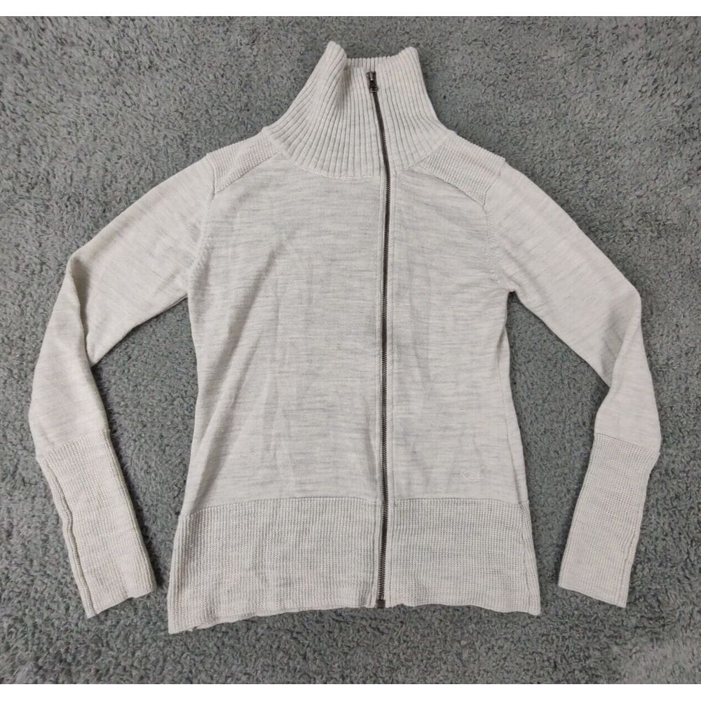 Kuhl Alpine Asymetrical Sweater Women's S Full Zip Merino Wool Blend - Picture 2 of 11
